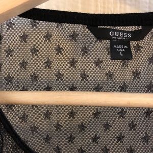 Guess brand sheer star T shirt
